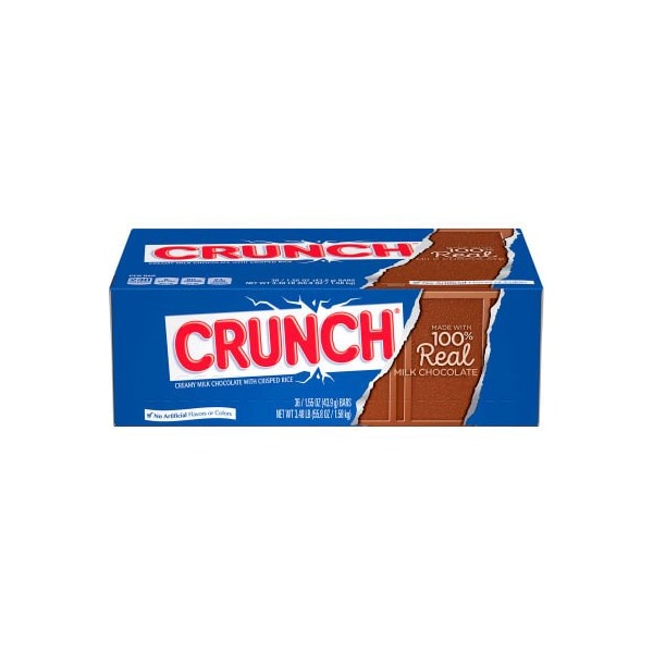 Green Rabbit Holdings CRUNCH Milk Chocolate Bar, 1.55 oz, 36 Count 20900164 - main